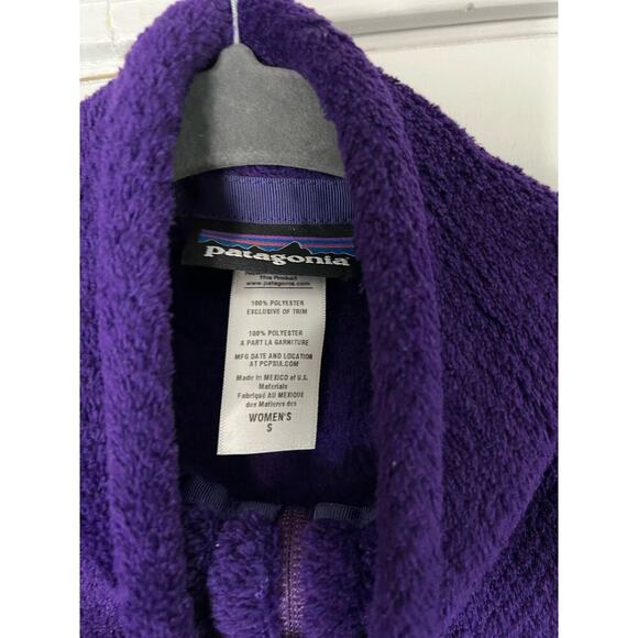 Patagonia Purple Soft Re-Tool Zipup Vest Sz S - Picture 3 of 6